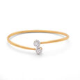 Crest of Elegance Cuff Bangle,,hi-res 