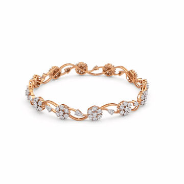 Bloom of Diamonds Bangle