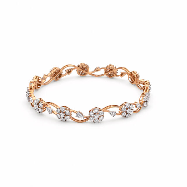 Bloom of Diamonds Bangle,,hi-res 