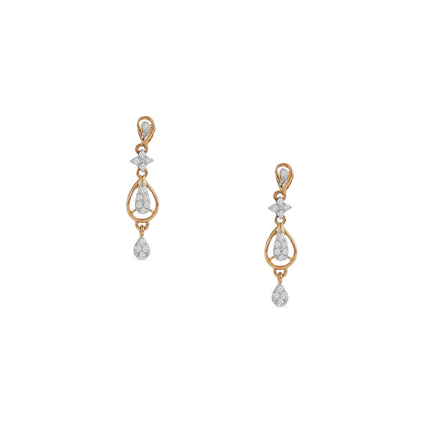 Tanishq 18KT Diamond Necklace Set for Women 4