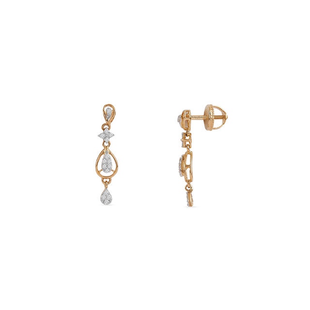 Tanishq 18KT Diamond Necklace Set for Women 5