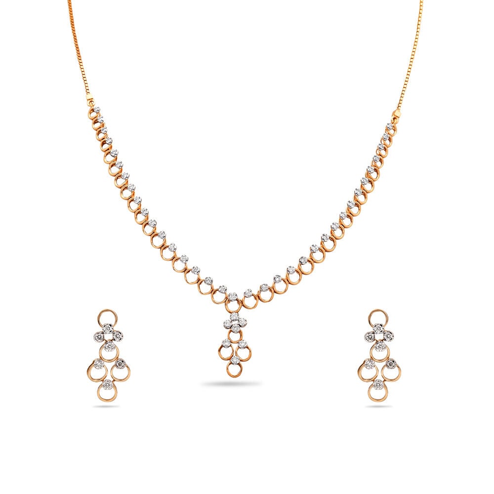 Online necklace set at low price best sale