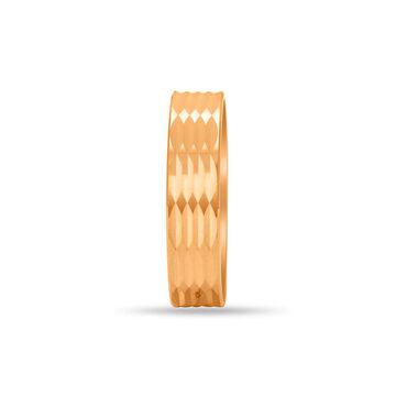 Wave-Inspired Rose Gold Ring