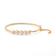 Treasured Harmony Gold and Diamond Bangle,,hi-res 