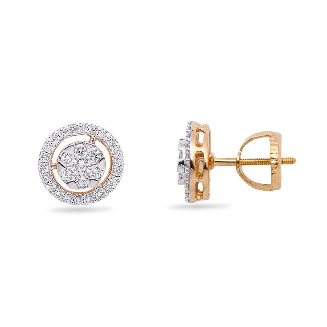 Bold Diamond Stud Earrings,,hi-res 2