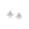 Sightly 18 Karat Rose Gold And Diamond Studs,,hi-res 