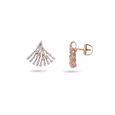 Sightly 18 Karat Rose Gold And Diamond Studs,,hi-res 2