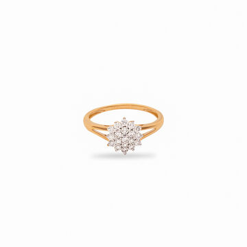Elegant Floral Statement Ring
