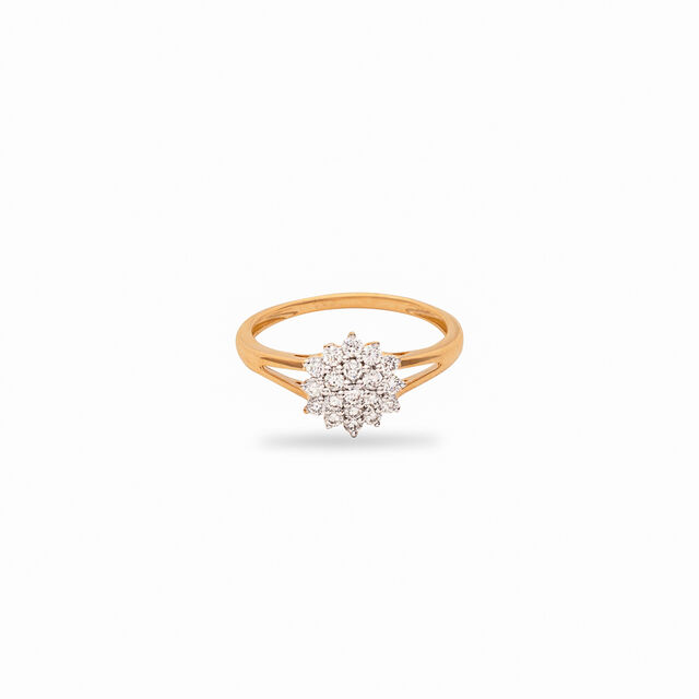 Elegant Floral Statement Ring,,hi-res 