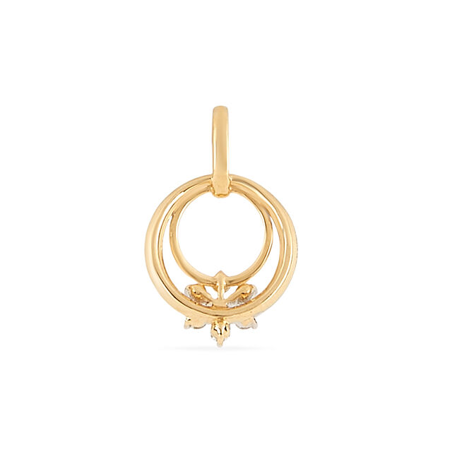 Tanishq 18 KT Linked Bloom Pendantfor Women 3