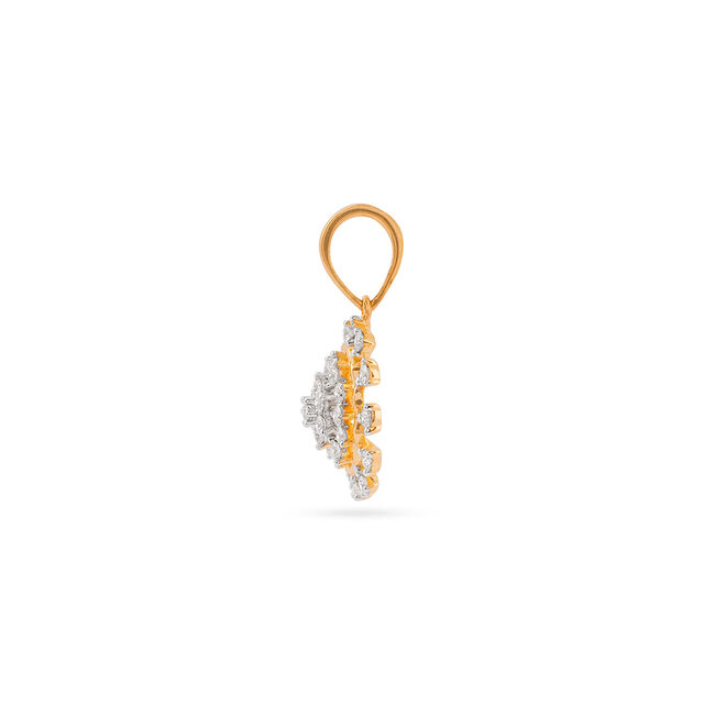 Tanishq 18 KT Diamond Pendant for Women 2