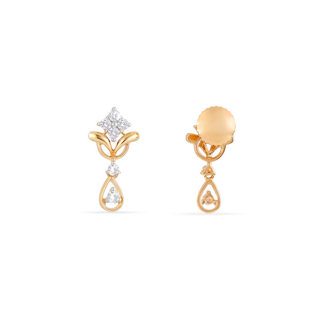 Tanishq 18KT Diamond Earrings 3