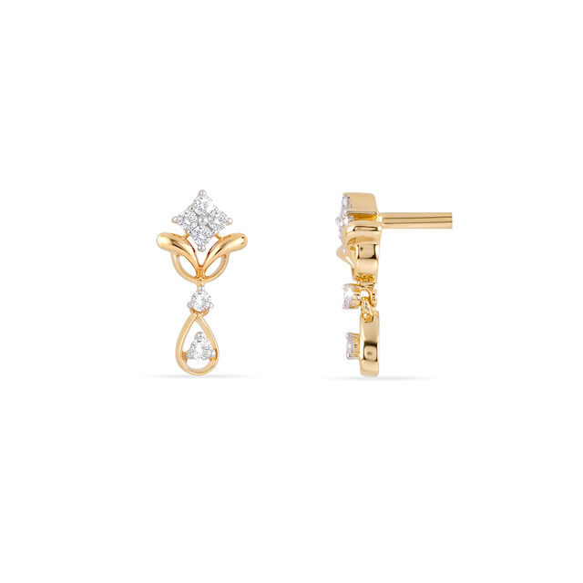 Tanishq 18KT Diamond Earrings 4