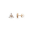Soft Winter Diamond Snowflake Earrings,,hi-res 2