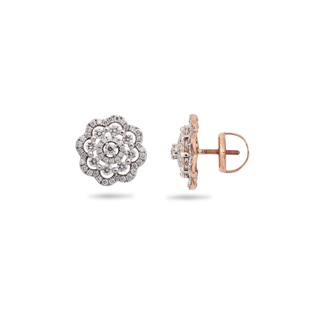 Flourishing Diamond Stud Earrings,,hi-res 2