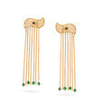 Regal Cascade Green Gemstone Earrings,,hi-res 