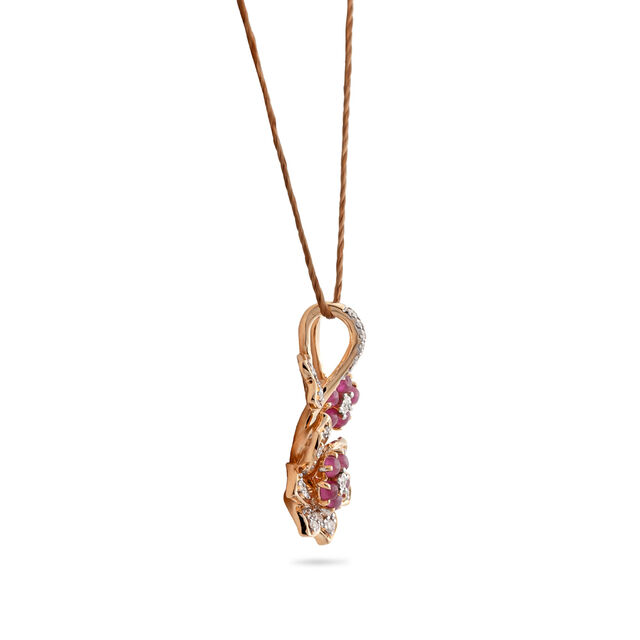 Mesmerizing Flower Pendant and Earring Set,,hi-res 2
