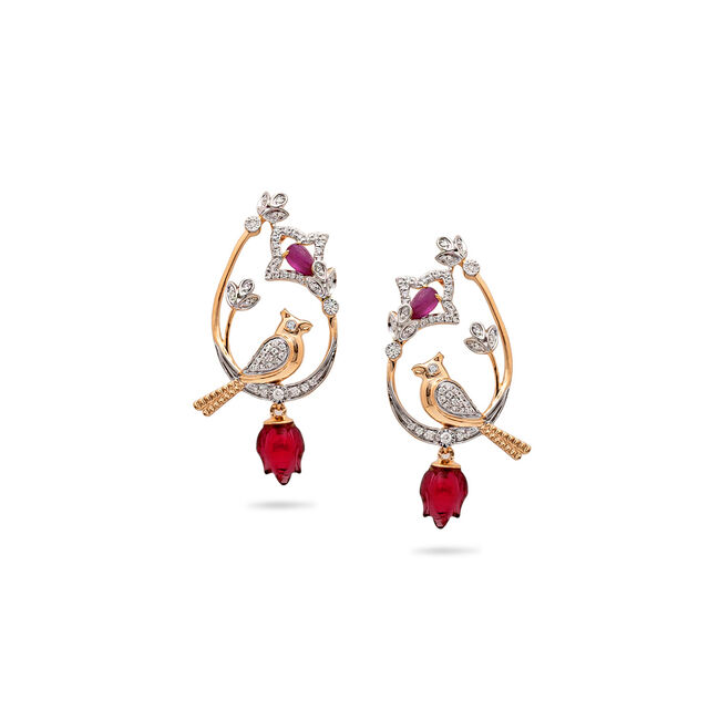 Harmony in Flight Bird Motif Earring and Pendant Set,,hi-res 3
