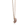 Flower Motif Pendant and Earrings Set,,hi-res 2