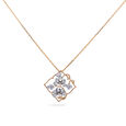 Floral Harmony Diamond Necklace,,hi-res 