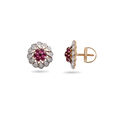 Sophisticated Ruby and Diamond Stud Earrings,,hi-res 2