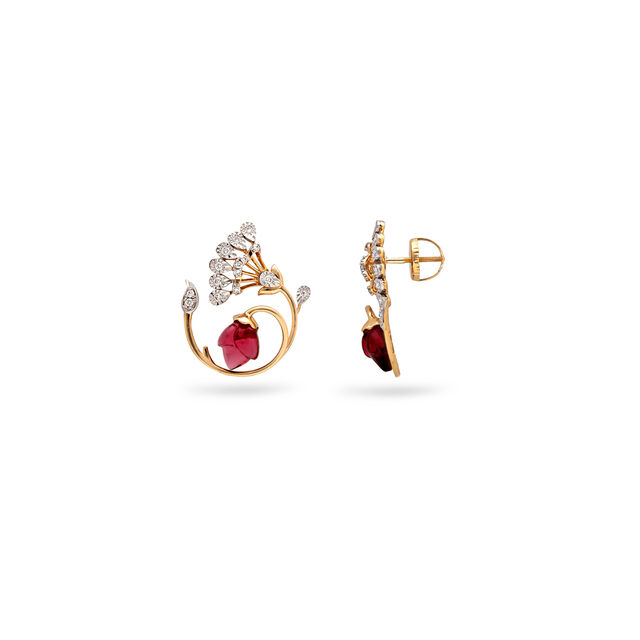 Sheer Elegance Yellow Gold Earrings,,hi-res 2