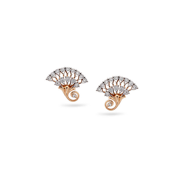 Royal Plumage Earrings,,hi-res 