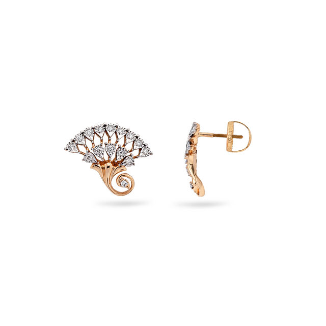 Royal Plumage Earrings,,hi-res 2