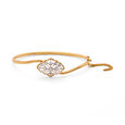 Chic Gold and Diamond Bangle,,hi-res 