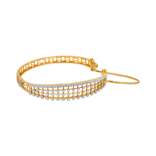 Tanishq 18 KT Diamond Bangle for Women 2