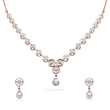 Radiant Rose Gold Necklace