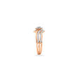 Wavy Interwoven Gold & Diamond Ring,,hi-res 3