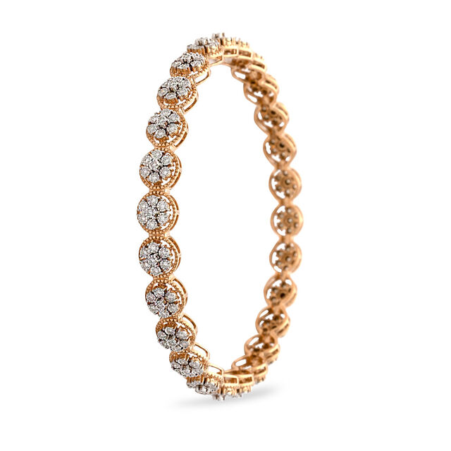 Radiant Rose Gold Bangle,,hi-res 2