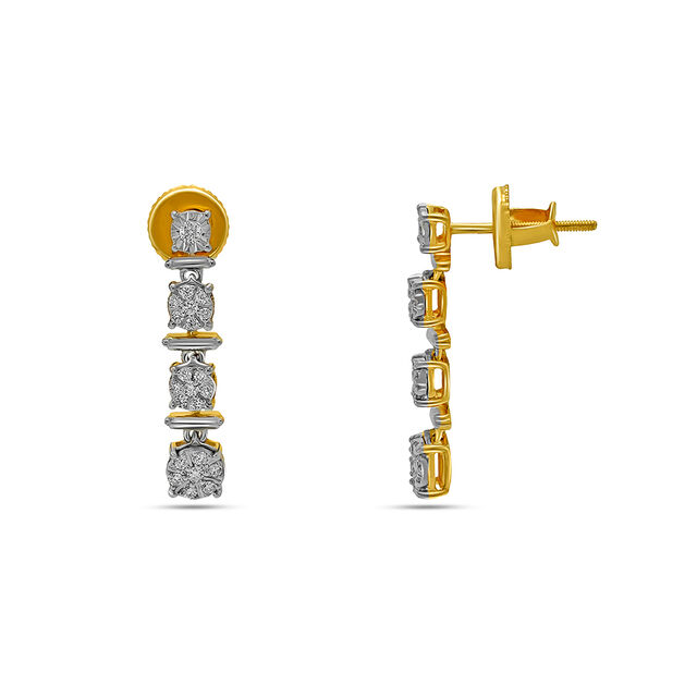 Dazzling Diamond Drop Earrings 3