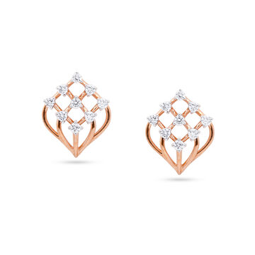 Rose Gold Glamor Studs