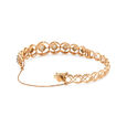 Halo Gold and Diamond Bangle,,hi-res 3