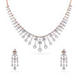 Rose Gold Teardrop Necklace 