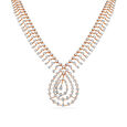 Tanishq 18 Karat Diamond Necklace Set for Women 3