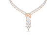 Tanishq 18 Karat Diamond Necklace Set for Women 2