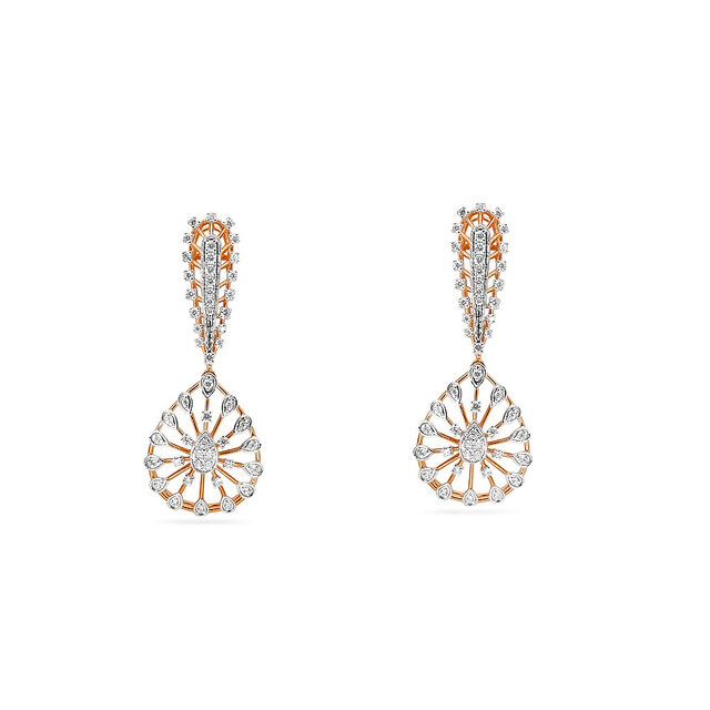 Tanishq 18 Karat Diamond Necklace Set for Women 2