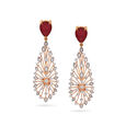 Scarlet Radiance Drop Earrings,,hi-res 