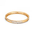 Gilded Foliage Bangle,,hi-res 