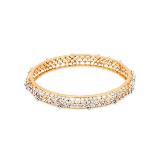 Lustrous Gold Bangle,,hi-res 