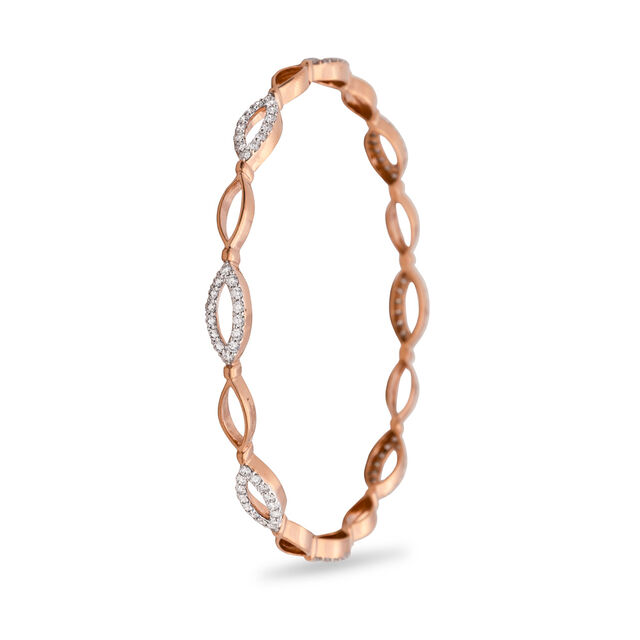 Rose Gold Brilliance Loop Bangle,,hi-res 2