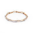 Eternal Blossom Gold and Diamond Bangle,,hi-res 