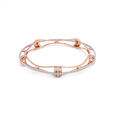 Celestial Sparkle White and Rose Gold Bangle,,hi-res 