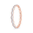 Graceful Diamond and Rose Gold Bangle,,hi-res 2