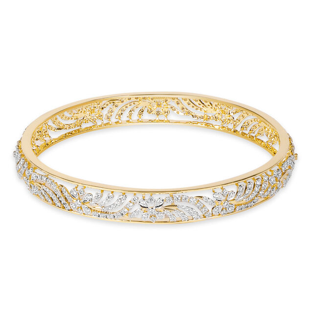 Tanishq 18 Karat Diamond Bangle for Women 2