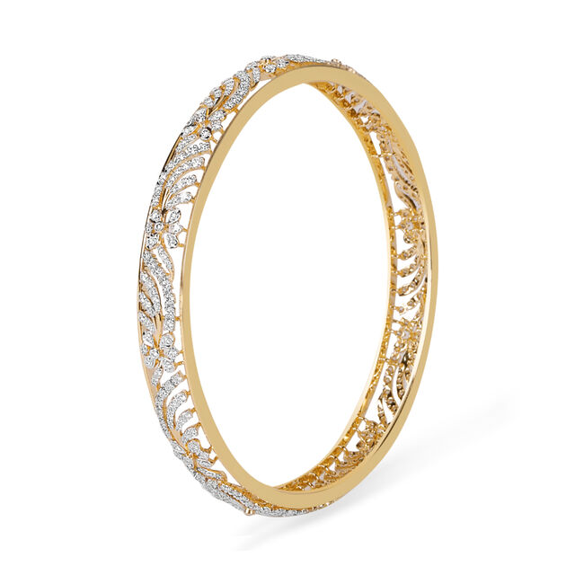 Tanishq 18 Karat Diamond Bangle for Women 3