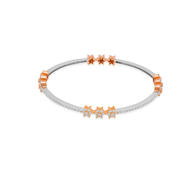 Floral Diamond Delight Bangle